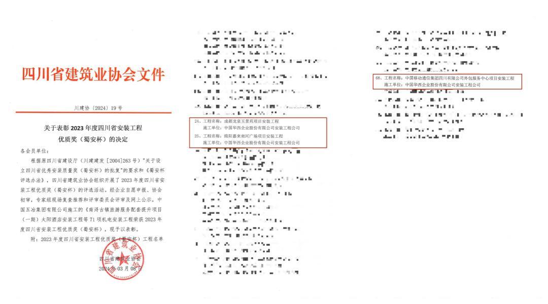 深耕不輟，載譽前行！華西安裝殊榮再+3！